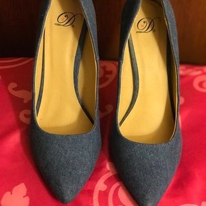Blue Jean Pumps